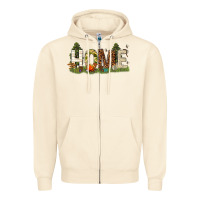 Sandshell home camping Zipper Hoodie - texasbilliewilder