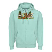 Seafoam home camping Zipper Hoodie - texasbilliewilder