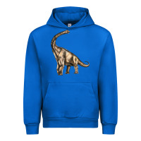 Cobalt Brachiosaurus Urban Hoodie - LillyAllenDesigns