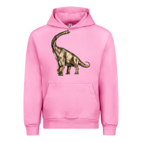 Fuchsia Pink Brachiosaurus Urban Hoodie - LillyAllenDesigns