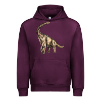 Mauve Wine Brachiosaurus Urban Hoodie - LillyAllenDesigns