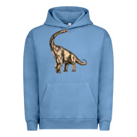 Pigment Pebble Blue Brachiosaurus Urban Hoodie - LillyAllenDesigns