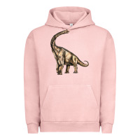 Pigment Salmon Brachiosaurus Urban Hoodie - LillyAllenDesigns