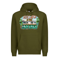 Army Green escape to the unknown Premium Hoodie - NancyCooperArtShop