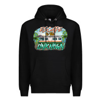 Black escape to the unknown Premium Hoodie - NancyCooperArtShop