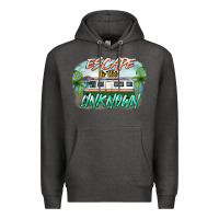 Charcoal Heather escape to the unknown Premium Hoodie - NancyCooperArtShop