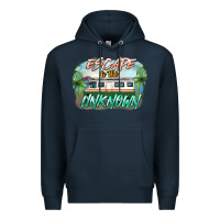 Navy escape to the unknown Premium Hoodie - NancyCooperArtShop