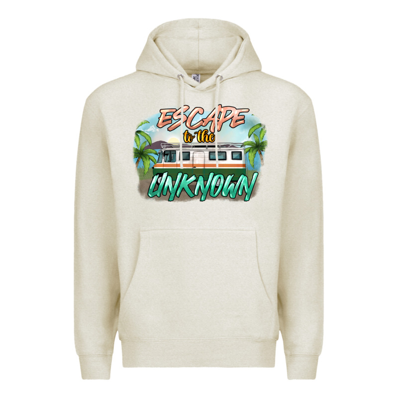 Escape To The Unknown Premium Hoodie by NancyCooperArtShop | Teevron
