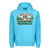 Ocean Blue escape to the unknown Premium Hoodie - NancyCooperArtShop