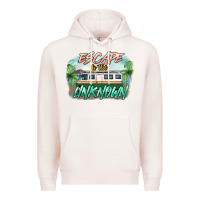 Pale Pink escape to the unknown Premium Hoodie - NancyCooperArtShop
