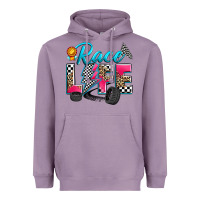 Lavender race life Heavyweight Hoodie - Zillion Design Studio