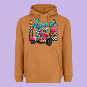 Race Life Heavyweight Hoodie Designed By Zillion Design Studio