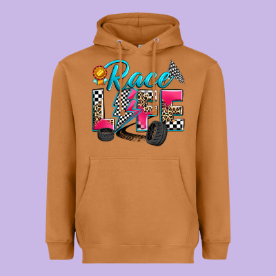 Race Life Heavyweight Hoodie Designed By Zillion Design Studio
