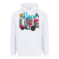 White race life Heavyweight Hoodie - Zillion Design Studio