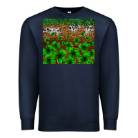Navy St. Patrick's Day leopard cowhide tumbler Premium Sweatshirt - Neo Western