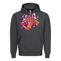 Smoke Breast Cancer afro girl sneakers Zipper Hoodie - RanaPortraitStore