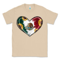 Mushroom Sunflower Mexican Flag Heart Classic Tee - RanaPortraitStore