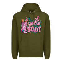 Army Green give the cancer boot Premium Hoodie - AdoDesignShop