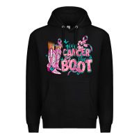 Black give the cancer boot Premium Hoodie - AdoDesignShop