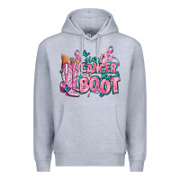 Heather Grey give the cancer boot Premium Hoodie - AdoDesignShop