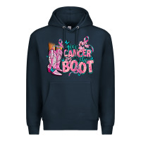 Navy give the cancer boot Premium Hoodie - AdoDesignShop