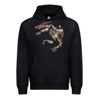 Black Spinosaurus Face Urban Hoodie - LillyAllenDesigns
