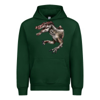 Forest Green Spinosaurus Face Urban Hoodie - LillyAllenDesigns