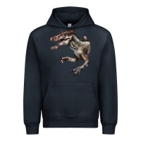 Navy Spinosaurus Face Urban Hoodie - LillyAllenDesigns