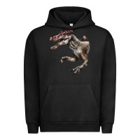 Pigment Black Spinosaurus Face Urban Hoodie - LillyAllenDesigns