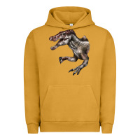 Pigment Peanut Butter Spinosaurus Face Urban Hoodie - LillyAllenDesigns