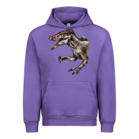 Tulip Spinosaurus Face Urban Hoodie - LillyAllenDesigns