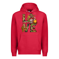 Cardinal love camping gnome Premium Hoodie - BarkalooDesign