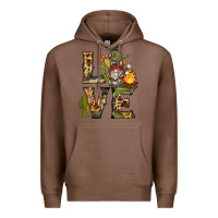 Chestnut love camping gnome Premium Hoodie - BarkalooDesign