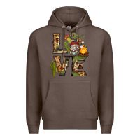 Coffee love camping gnome Premium Hoodie - BarkalooDesign