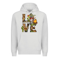 Dove Grey love camping gnome Premium Hoodie - BarkalooDesign