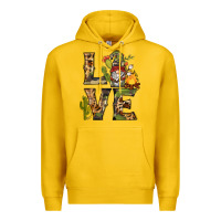 Lemon love camping gnome Premium Hoodie - BarkalooDesign
