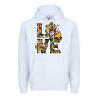White love camping gnome Premium Hoodie - BarkalooDesign