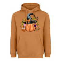 Meerkat Kids Pumpkin with Halloween Heavyweight Hoodie - texasbilliewilder