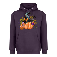 Plum Kids Pumpkin with Halloween Heavyweight Hoodie - texasbilliewilder