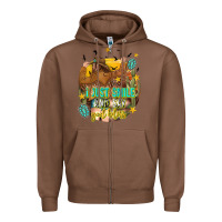 Chestnut i just smile and say god bless Zipper Hoodie - texasbilliewilder
