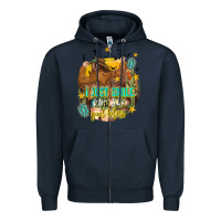 Navy i just smile and say god bless Zipper Hoodie - texasbilliewilder