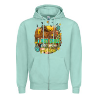 Seafoam i just smile and say god bless Zipper Hoodie - texasbilliewilder