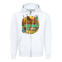 White i just smile and say god bless Zipper Hoodie - texasbilliewilder