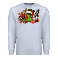 Heather Grey joy afro gnomes Premium Sweatshirt - FaDigitalArtStudio