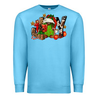Ocean Blue joy afro gnomes Premium Sweatshirt - FaDigitalArtStudio