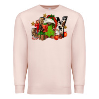 Pale Pink joy afro gnomes Premium Sweatshirt - FaDigitalArtStudio