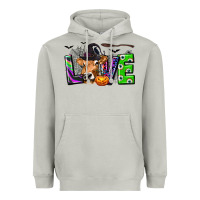 Moon Dust Love Halloween Cow Heavyweight Hoodie - texasbilliewilder