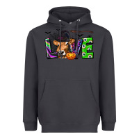 Smoke Love Halloween Cow Heavyweight Hoodie - texasbilliewilder