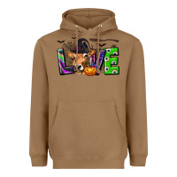 Toasted Coconut Love Halloween Cow Heavyweight Hoodie - texasbilliewilder