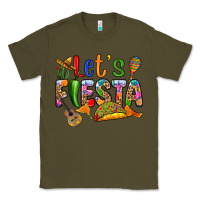 Army Green Let's fiesta Classic Tee - RanaPortraitStore